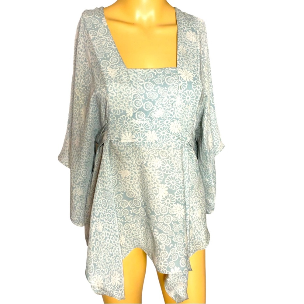 Sundance Silk Floral Blouse/Tunic
 size S